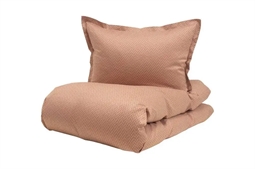 Sengetøj 200x220 cm - Forma rust - Dobbeltdyne betræk - 100% Bomuldssatin - Turiform sengetøj